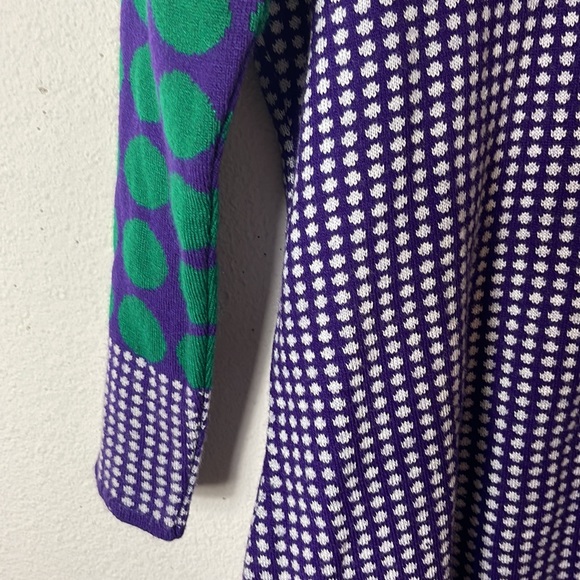 Vintage sweater dress can’t read name Sweet…so unusual in design X-LARGE - Picture 6 of 8